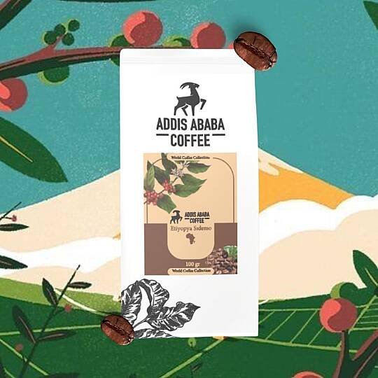 ADDİS ABABA ETİYOPYA SİDEMO FİLTRE KAHVE, 100 GR