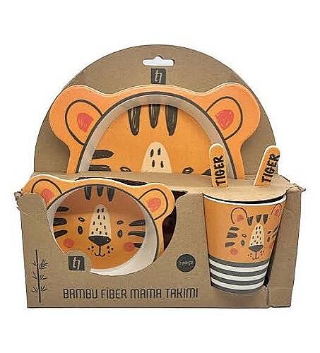 BAMBU FİBER BEBEK MAMA SETİ - 2