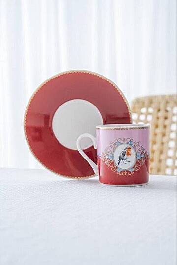 BIRD İKİLİ TÜRK KAHVE FİNCANI - 2