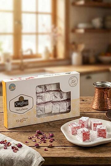 ÇARŞIBAŞI GLUTENSİZ GÜLLÜ LOKUM, 500 GR