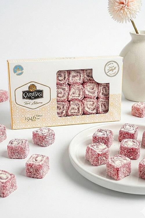 ÇARŞIBAŞI GLUTENSİZ SARMA LOKUM, ÇİLEK 500 GR