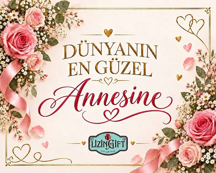 DÜNYANIN EN GÜZEL ANNESİNE NOT KARTI - 1