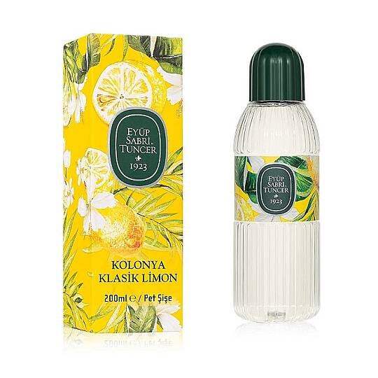 EYÜP SABRİ TUNCER KLASİK LİMON KOLONYASI, PET ŞİŞE, 200 ML