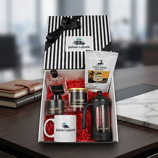 FRENCH PRESS'Lİ KURUMSAL HEDİYE KUTUSU