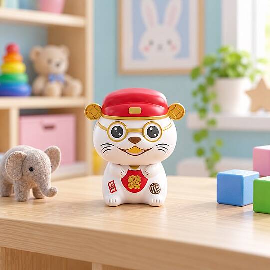 MANEKİ-NEKO GÖZLÜKLÜ ŞANS KEDİSİ, GÜNEŞ ENERJİLİ