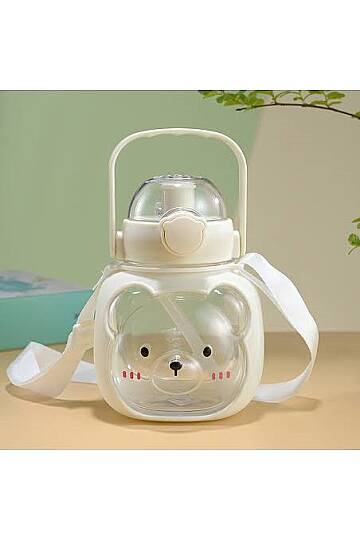 H2O POLİKARBON MATARA, KREM, 900 ML