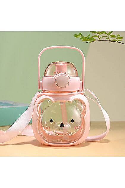 H2O POLİKARBON MATARA, PEMBE, 900 ML - 1