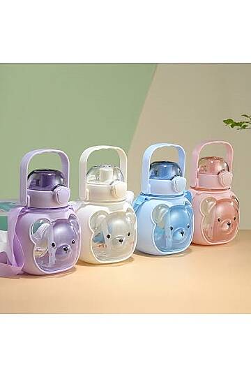 H2O POLİKARBON MATARA, PEMBE, 900 ML - 2