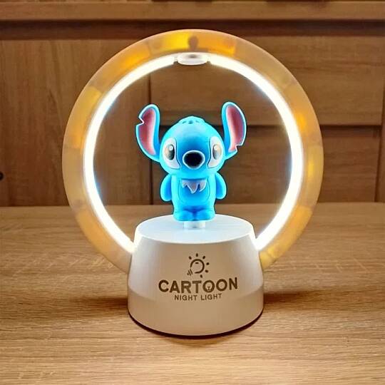 HALKA TASARIMLI, STITCH LED GECE LAMBASI