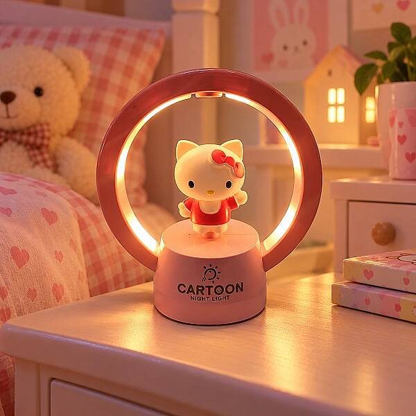 HALKA TASARIMLI, HELLO KITTY LED GECE LAMBASI - 2