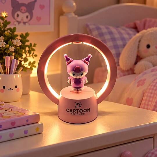 HALKA TASARIMLI, KUROMİ LED GECE LAMBASI