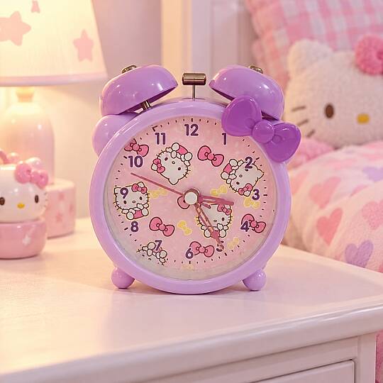 HELLO KITTY, ÇOCUK ÇALAR MASA SAATİ
