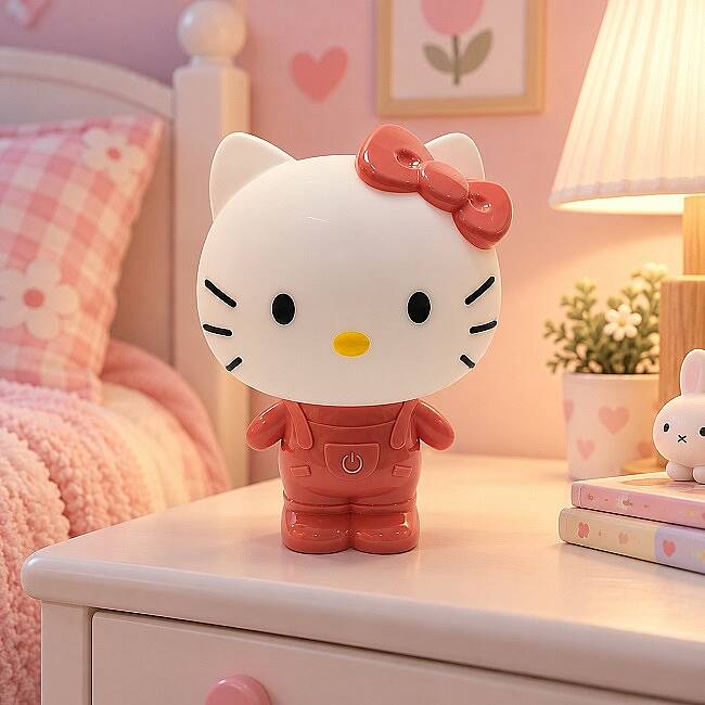 HELLO KITTY, LED GECE LAMBASI - 1