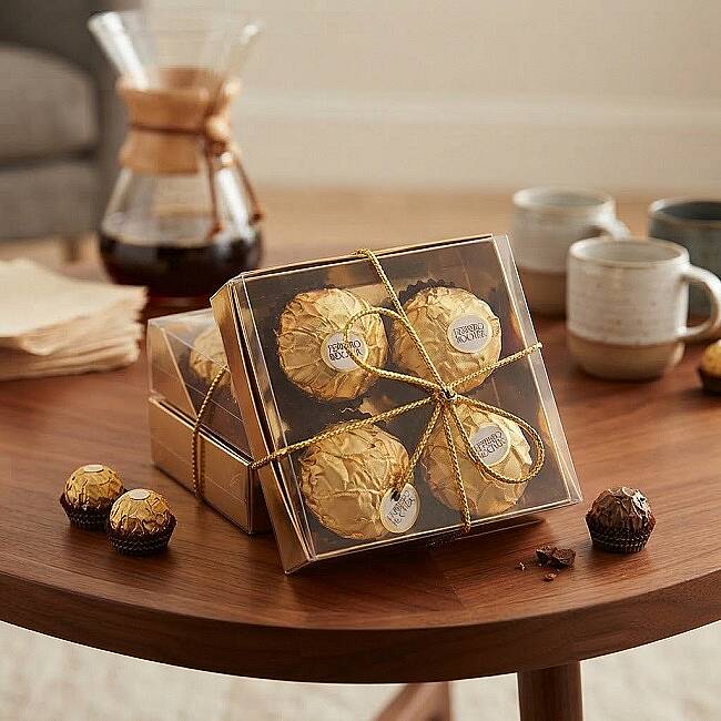 KARE KUTUDA, PREMIUM, FERRERO ROCHER ÇİKOLATA - 2