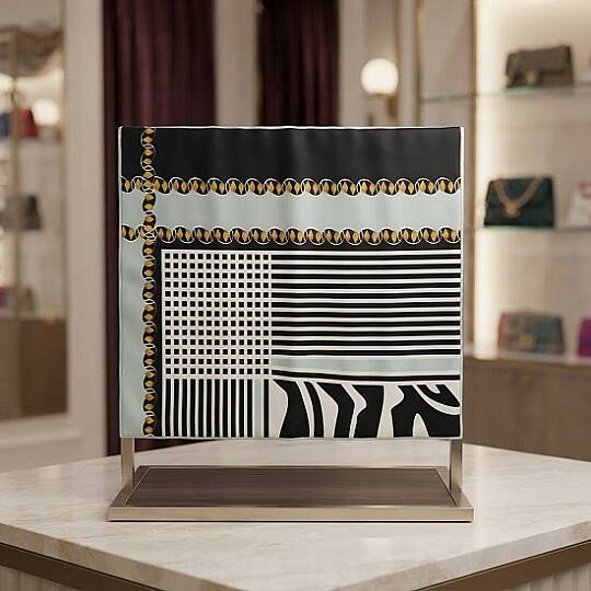 KARIŞIK DESEN TWILL EŞARP
