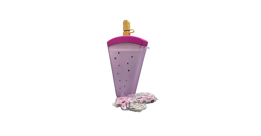 KARPUZ DİLİM SU MATARASI, LİLA, 320 ML - 1