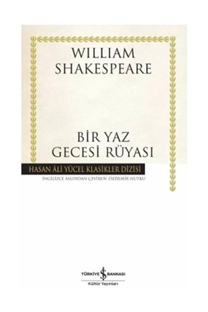 KİTAP, BİR YAZ GECESİ RÜYASI, WILLIAM SHAKESPEARE - 1