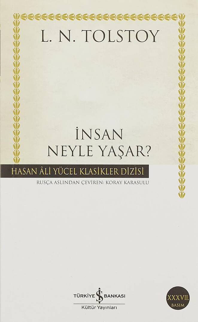 KİTAP, İNSAN NEYLE YAŞAR, L.N.TOLSTOY - 1