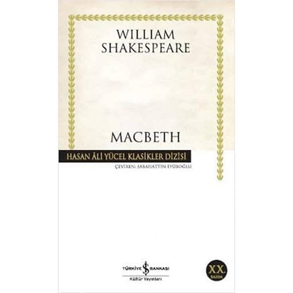 KİTAP, MACBETH, WILLIAM SHAKESPEARE - 1