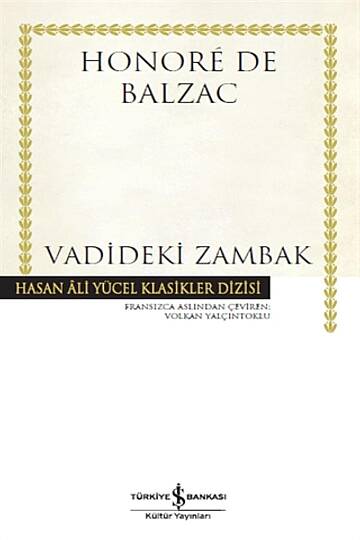 KİTAP, VADİDEKİ ZAMBAK, HONORE DE BALZAC