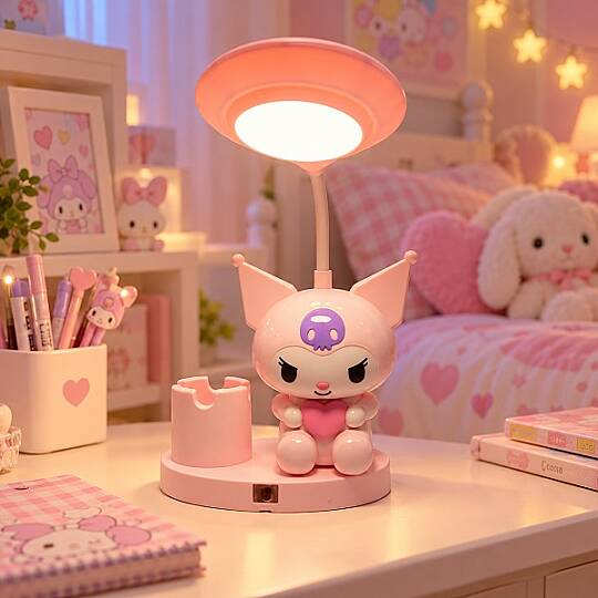 KUROMİ, KALEMLİKLİ LED MASA LAMBASI