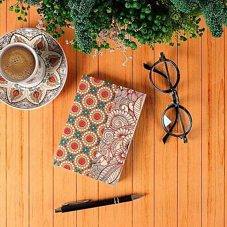 MANDALA DESEN MIKNATISLI ANI DEFTERİ, 10X14 CM - 3
