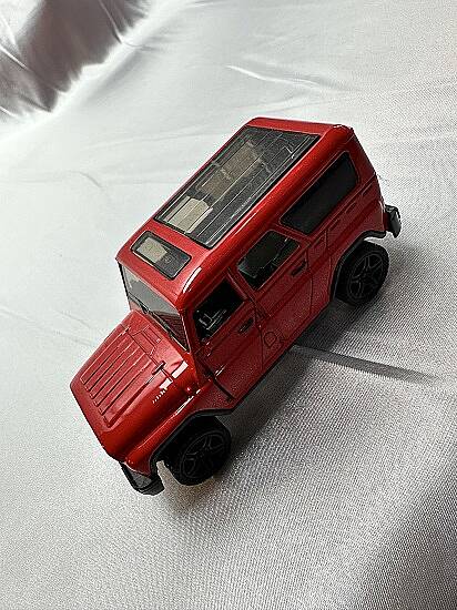 METAL ÇEK BIRAK ARABA, UAZ HUNTER 12 CM, KIRMIZI - 2