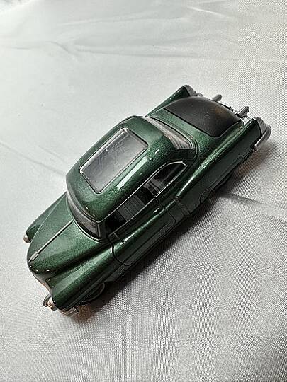 METAL ÇEK BIRAK ARABA, CADILLAC, YEŞİL, 12 CM