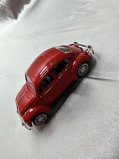 METAL ÇEK BIRAK ARABA, VOLKSWAGEN, KIRMIZI, 12 CM - 2