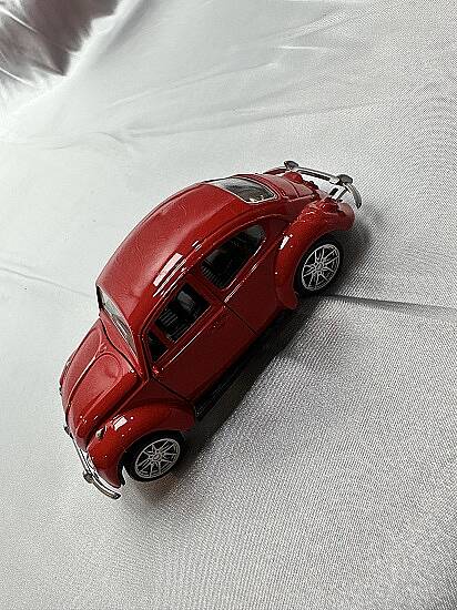 METAL ÇEK BIRAK ARABA, VOLKSWAGEN, KIRMIZI, 12 CM - 2