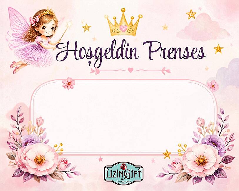 HOŞGELDİN PRENSES NOT KARTI - 1