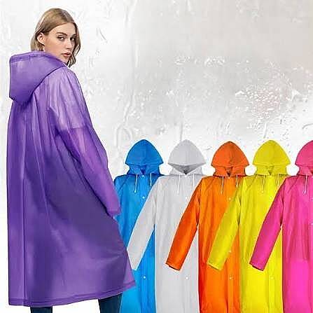 SU GEÇİRMEZ, KAPÜŞONLU UNISEX YAĞMURLUK - 3