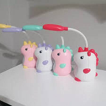 UNICORN, ŞARJLI MASA LAMBASI, KIRMIZI
