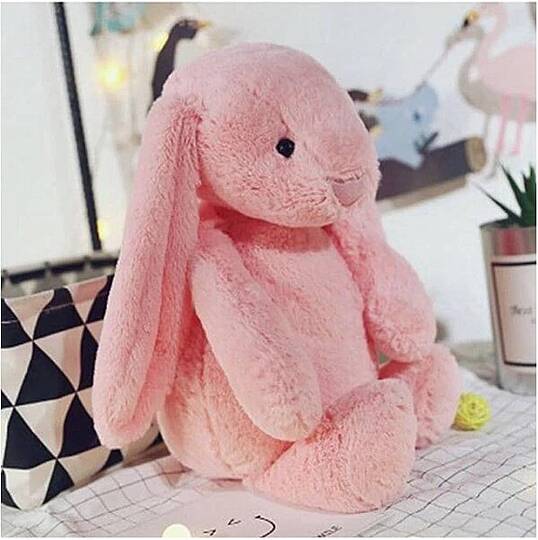 UYKU ARKADAŞI TAVŞAN, PEMBE