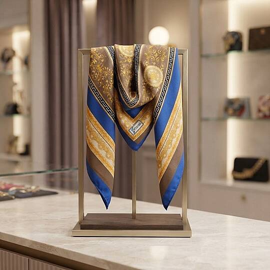 VERSACE DESEN TWILL EŞARP - 2
