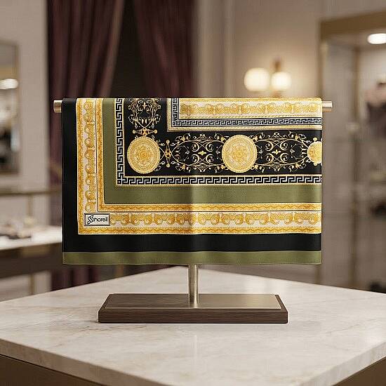 VERSACE DESEN TWILL EŞARP - 4